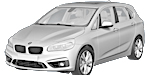 BMW F45 B1555 Fault Code